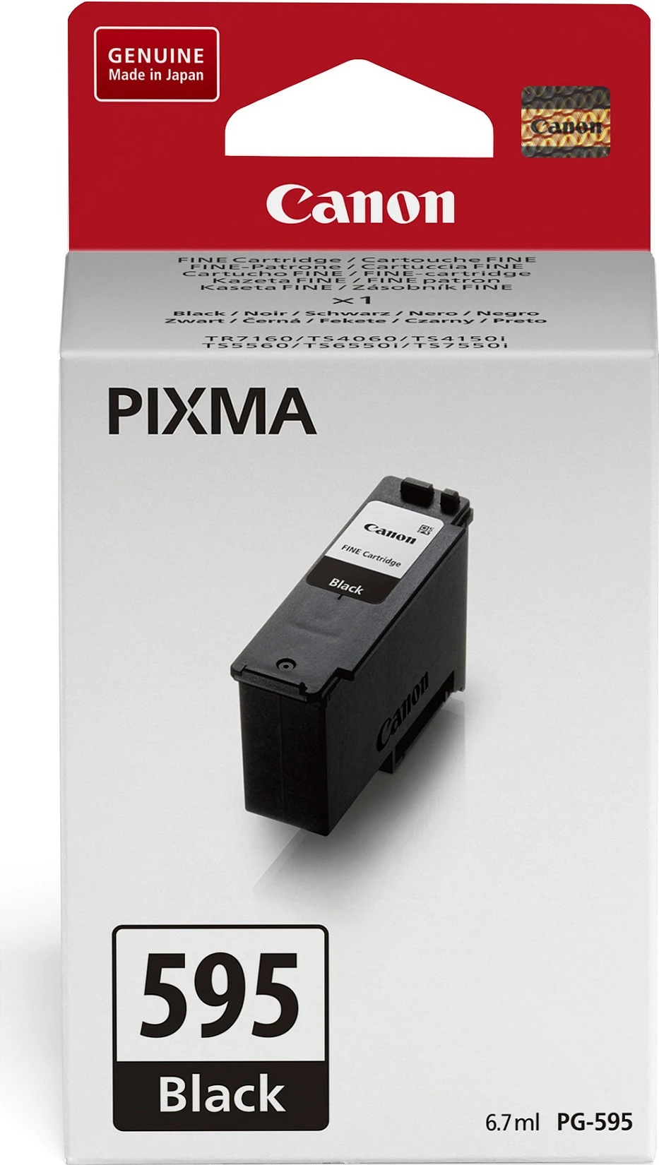 Kartrixh boje Canon PG-595, 6.7ml, 180 faqe, e zezë
