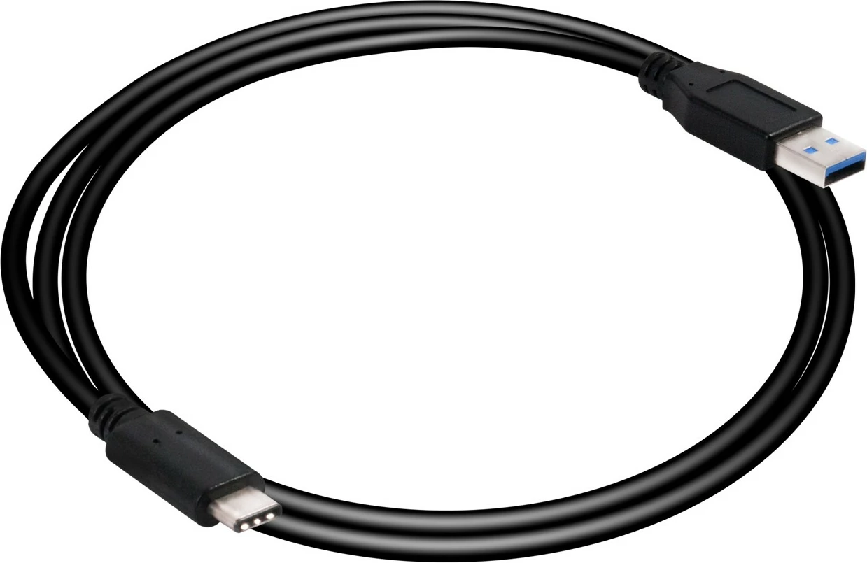 Kabllo USB Club3D USB 3.1 Type-C në Type-A 1m e zezë