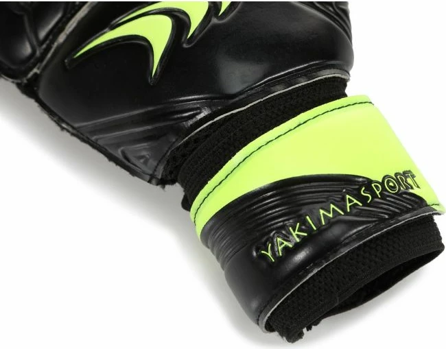 Doreza për portier Yakimasport GripMaster, të zeza dhe jeshile