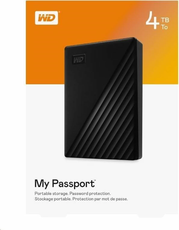 Disk i jashtëm HDD WD My Passport WDBPKJ0050BBK-WESN 5TB i zi