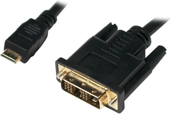 Kabllo LogiLink, HDMI në DVI, 1.0m, e zezë