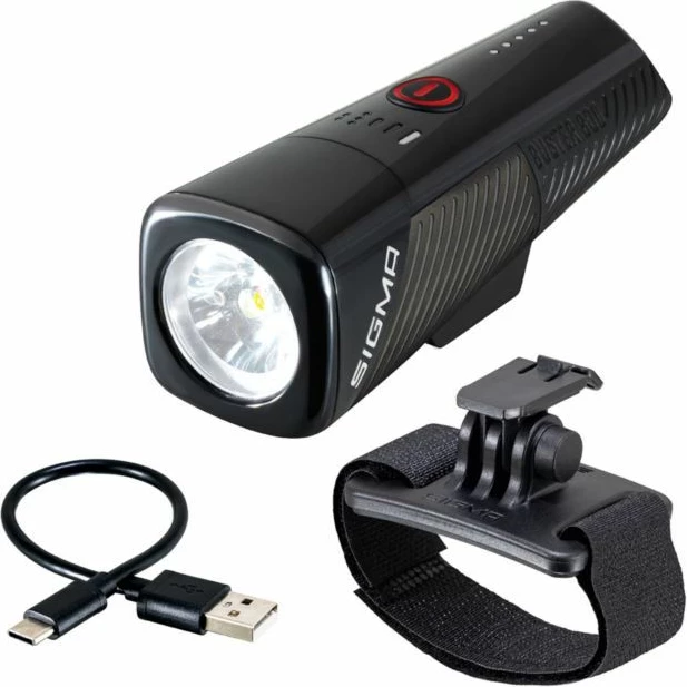 Dritë për biçikletë Sigma, e zezë