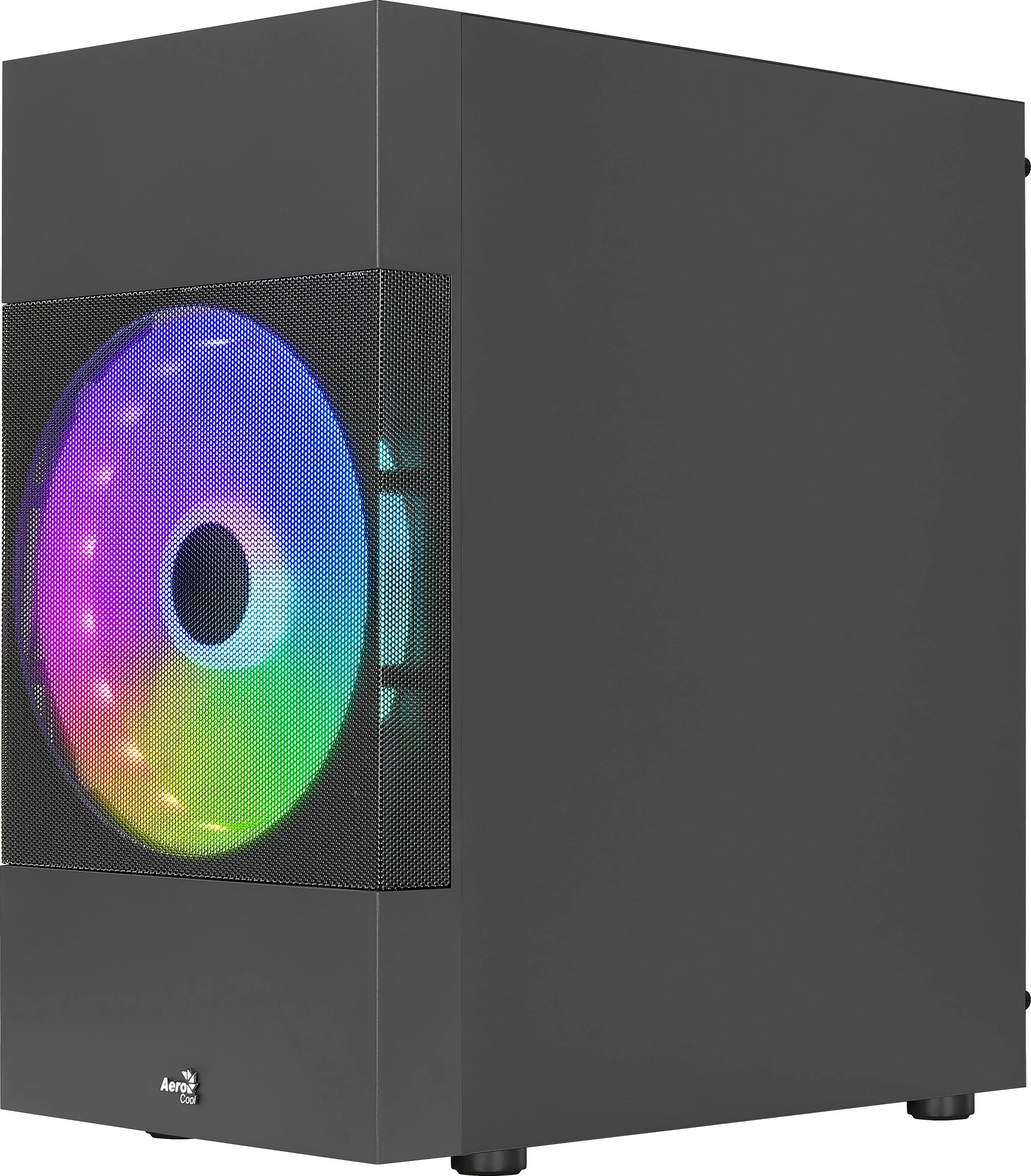 Kasë Aerocool Atomic Lite v1, Mini Tower, microATX/Mini-ITX, RGB, e zezë