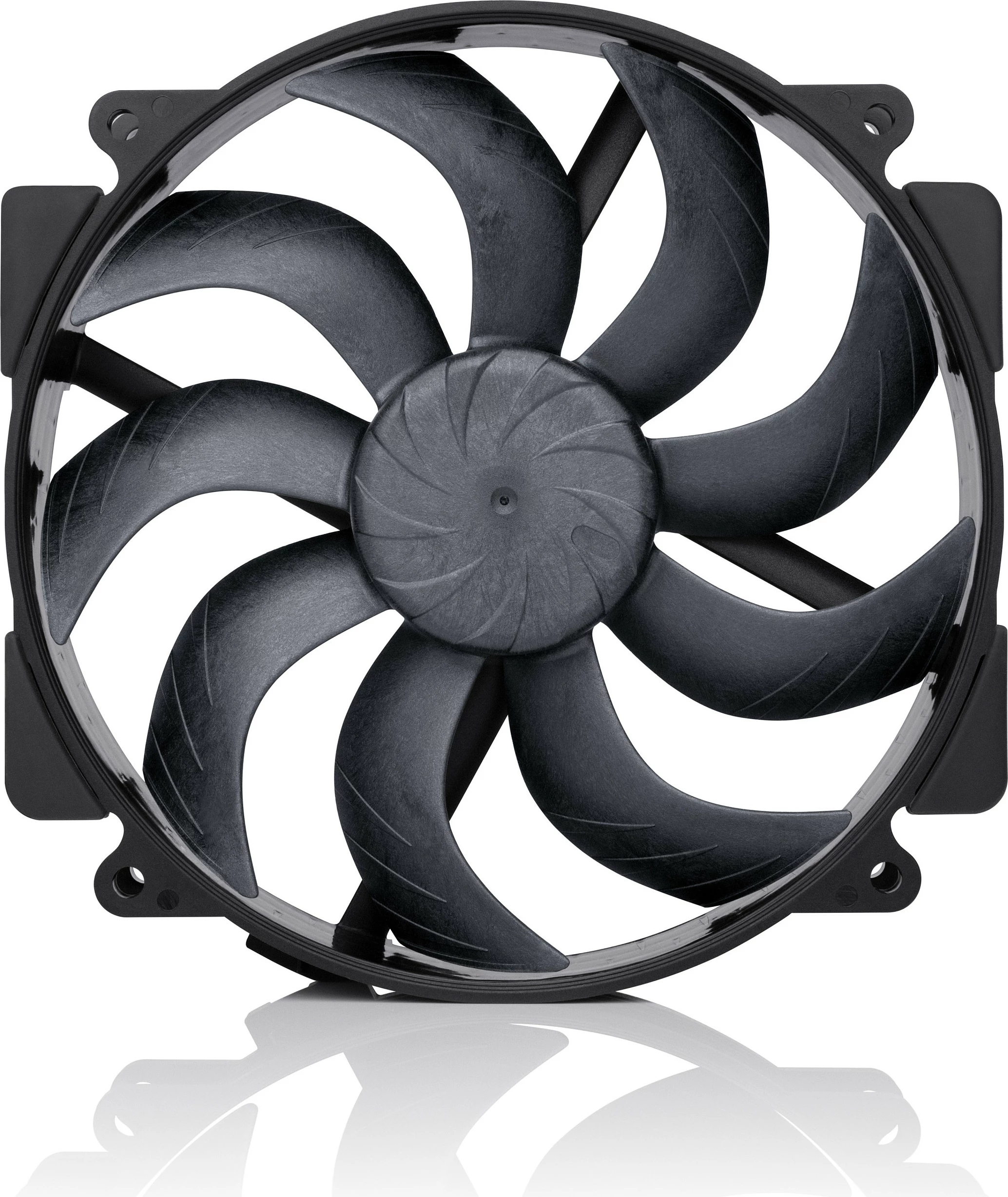 Ventilatorë për kasë Noctua NF-A14x25r G2 PWM Sx2-PP, 2x 140mm, chromax.black, i zi