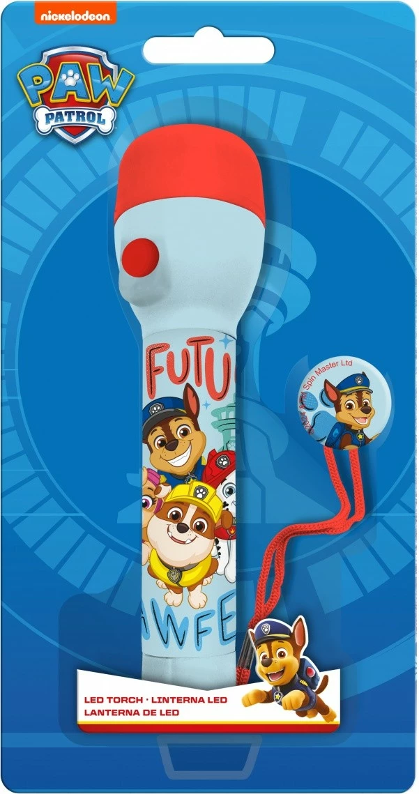 Elektrik dore, Kids Euroswan Paw Patrol, PW19946, LED, 16 cm, pa bateri, blu
