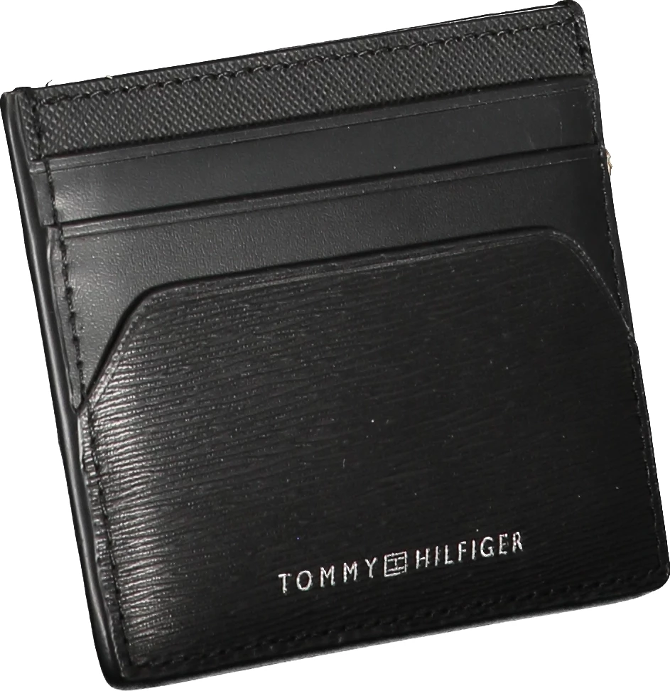 Portofol për meshkuj TOMMY HILFIGER, i zi