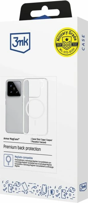 Kllapë telefoni 3mk Armor MagCase për Xiaomi 15 Pro, transparente