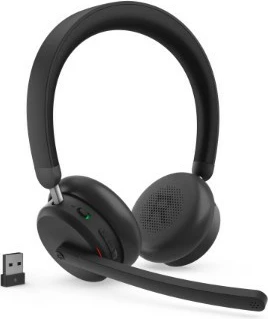 Kufje pa tela Lenovo 6550 Dual-Mode ANC, USB-A, Bluetooth 5.3, mikrofon me boom, 60h, e zezë