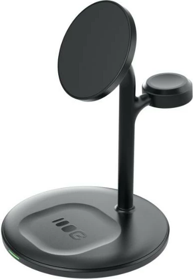 Karikues wireless Green Cell MagScape 3-in-1, MagSafe, MSST-GC-3IN1-B, i zi