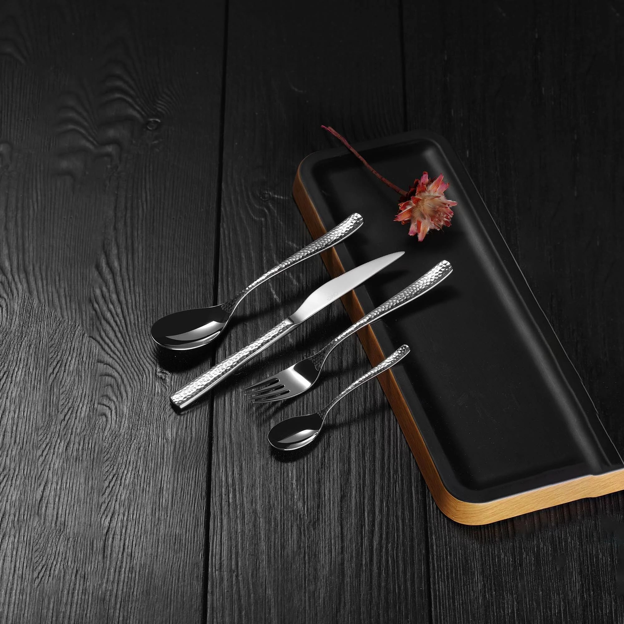 Pirun për tortë OVE Veneto 146 mm, çelik inox 18/10, set 12 copë, argjend