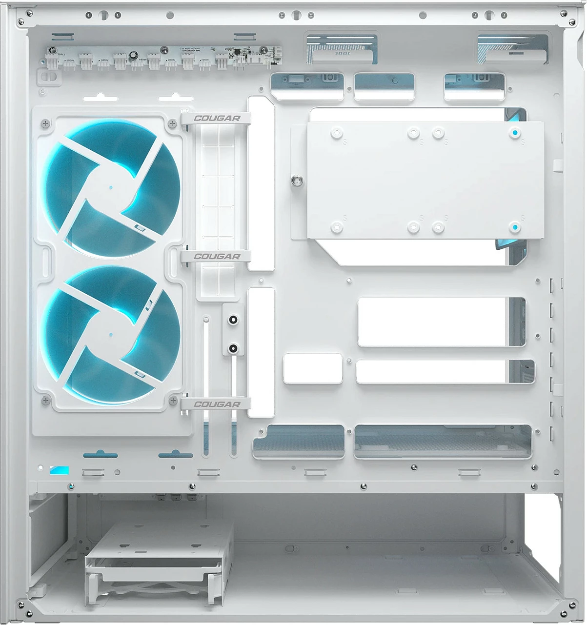 Kasë Cougar CFV235 Midi Tower, ARGB, Tempered Glass, ATX/micro ATX/Mini-ITX, e bardhë
