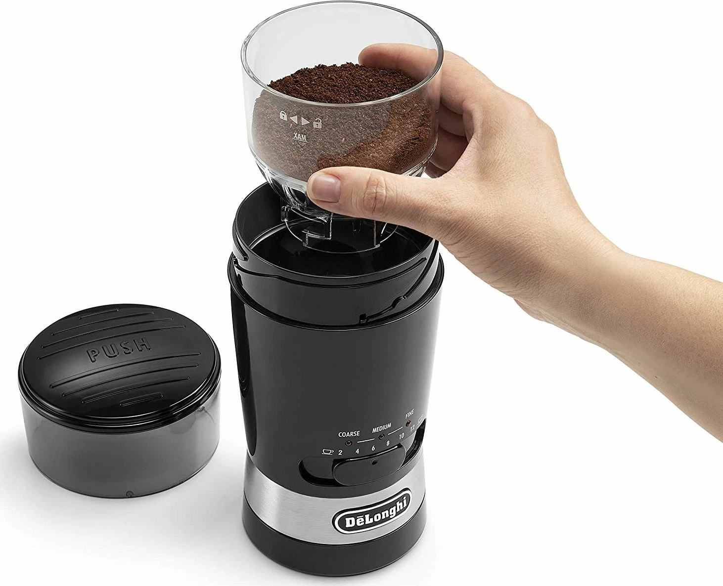 Mulli kafeje elektrik DeLonghi KG210 90 g, i zi