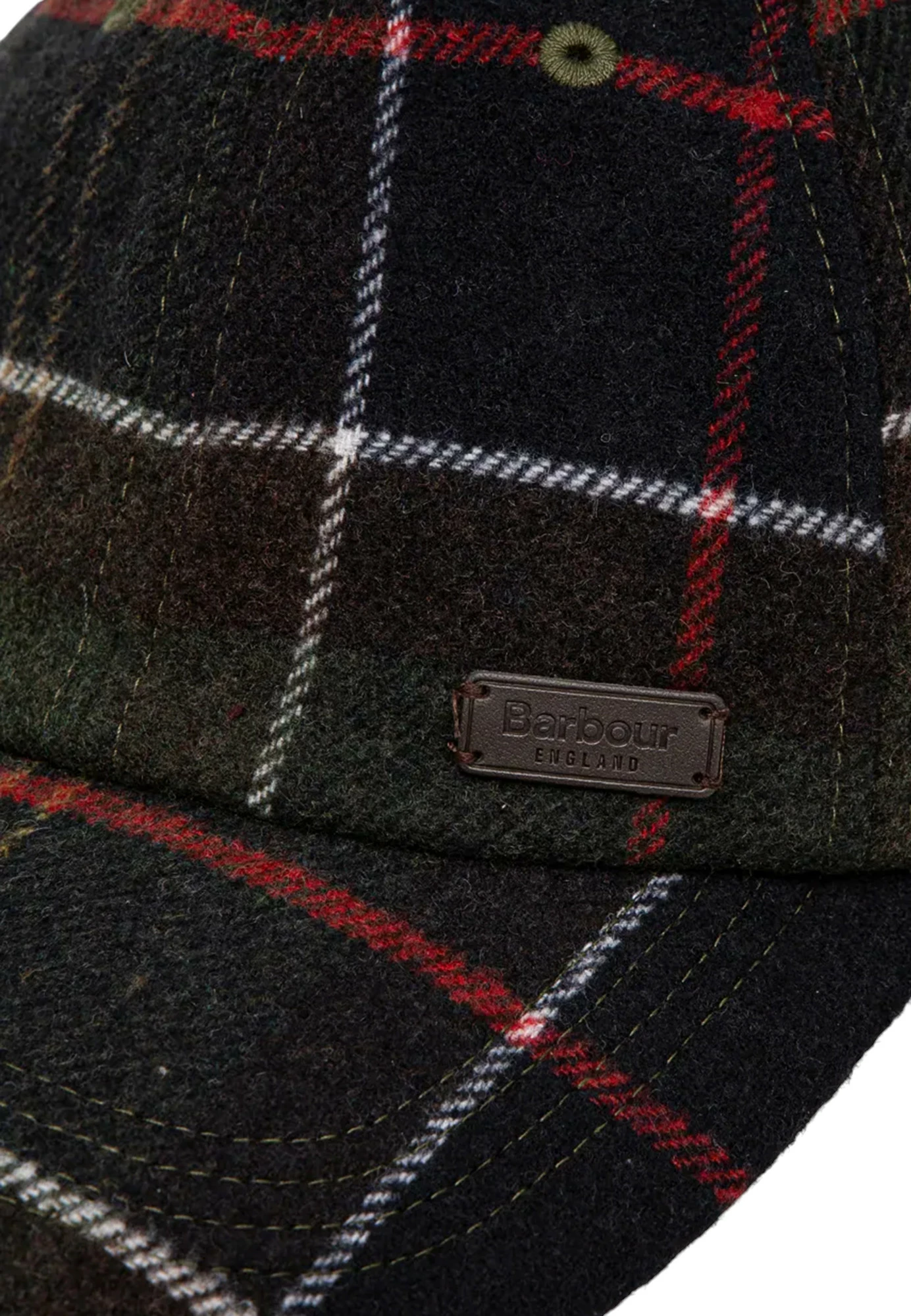 Kapelë sportive për meshkuj Barbour Galingale Tartan MHA0553, e gjelbër e errët