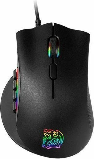 Maus gaming Thermaltake eSports Nemesis Switch RGB MO-NMS-WDOOBK-01, 12000 DPI, 16 butona, USB me kabllo, zi