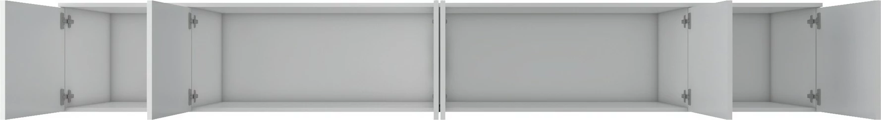 Dollap muri Skye Decor, BA132 - 3834, ngjyrë e bardhë