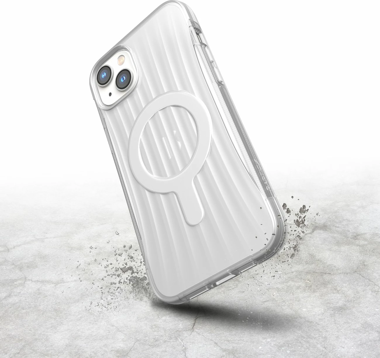 Mbështjellës Raptic X-Doria Clutch Case për iPhone 14 Plus me MagSafe, Transparent