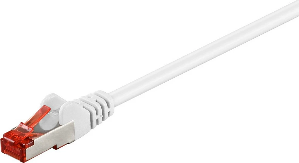 Kabllo rrjeti Goobay CAT6 1.5m S/FTP (PiMF), e bardhë