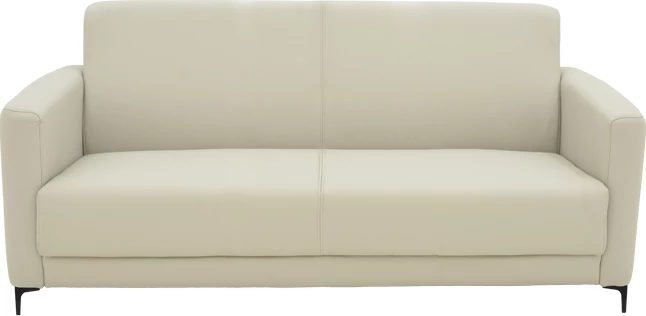 Divan treshe Sidica PU ngjyrë bezhë 185x82x81cm