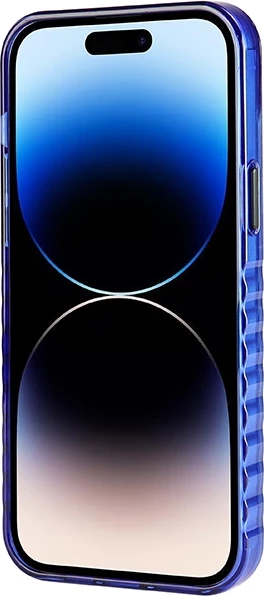 Mbështjellës Audi IML Big Logo MagSafe për iPhone 14 Pro Max, Blu