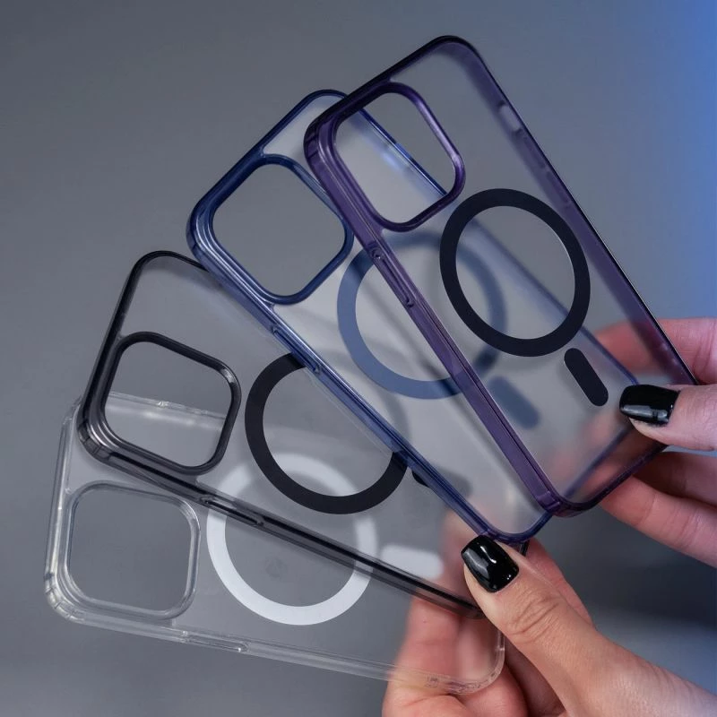 Kuti telefoni 3mk Frosty MagCase për iPhone 16 Pro Max, e zezë