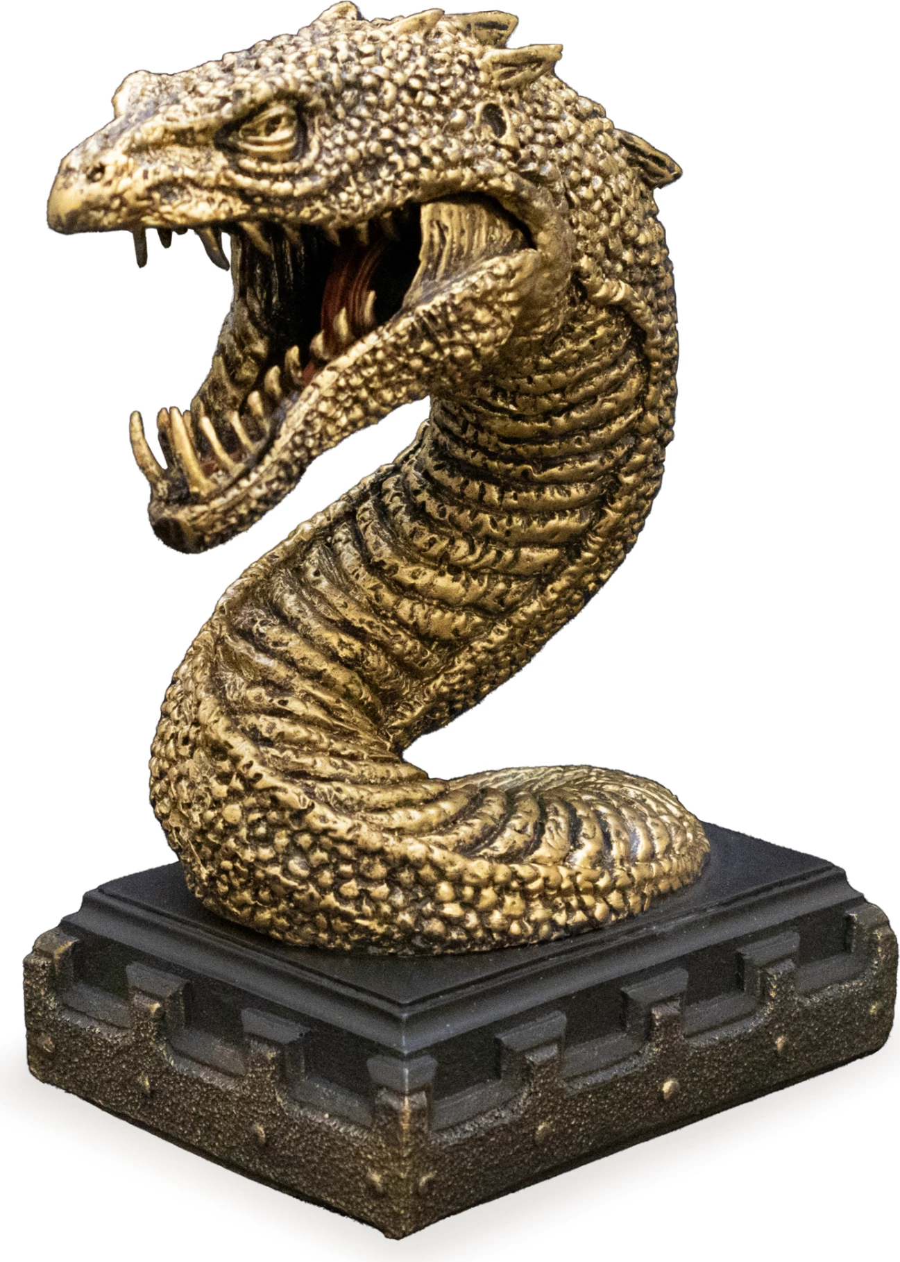 Mbajtëse librash NOBLE COLLECTION Harry Potter Basilisk, bronz/zezë