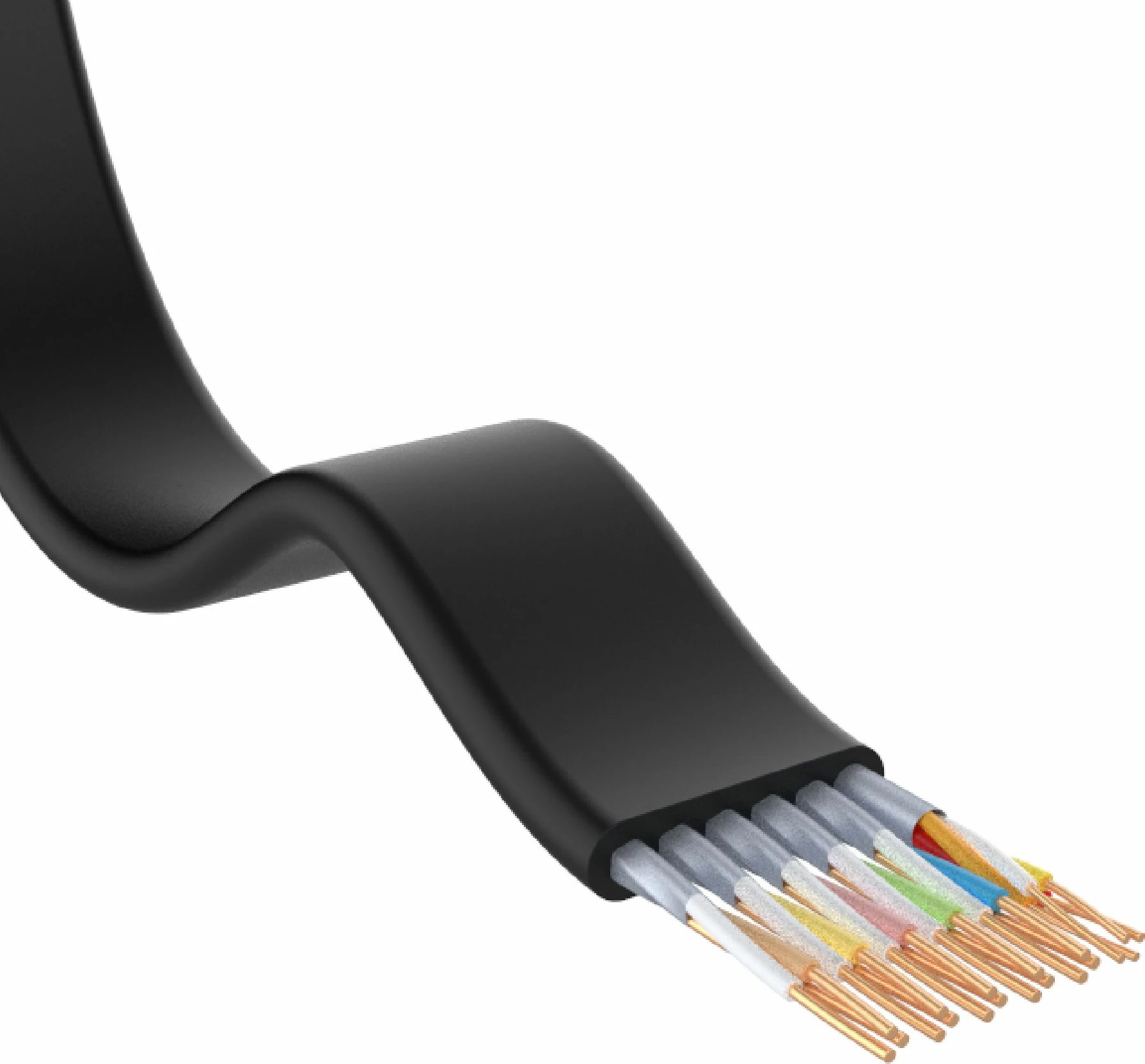 Kabllo HDMI Unitek C11063BK-3M 3m HDMI 2.0 4K@60Hz e sheshtë, e zezë