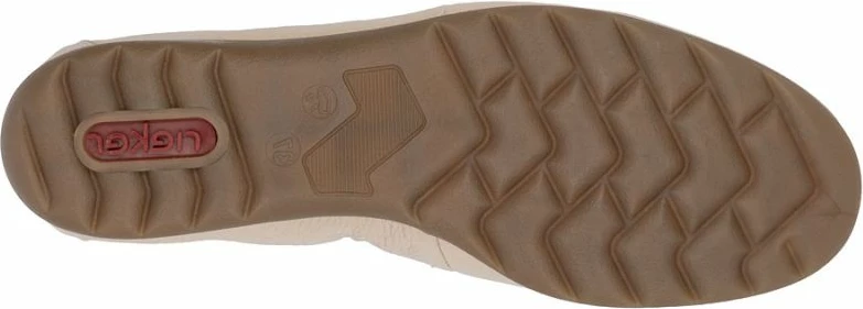 Këpucë lëkure për femra Rieker, bezhë