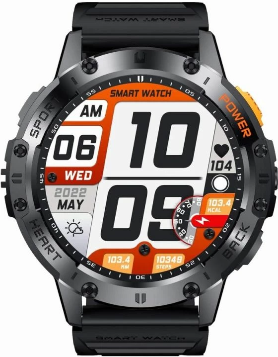 Smartwatch Gravity për të gjithë, e zezë