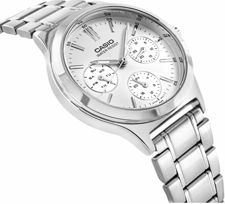 Orë dore për femra CASIO, argjend