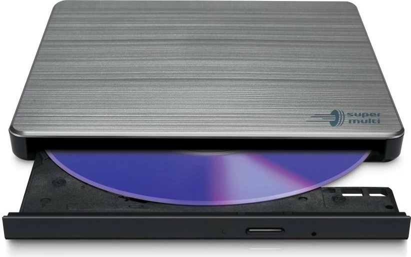 DVD shkrues i jashtëm Hitachi-LG GP60NS60, USB, Slim, argjendtë