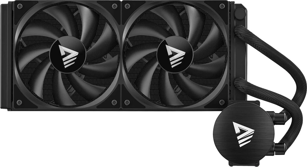 Komplet ftohje me ujë për procesor Savio NOX 240 mm, 2 ventilatorë 12 cm, i zi