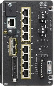 Switch Cisco Catalyst IE3300, 8 porte Gigabit, 2 SFP+, i zi