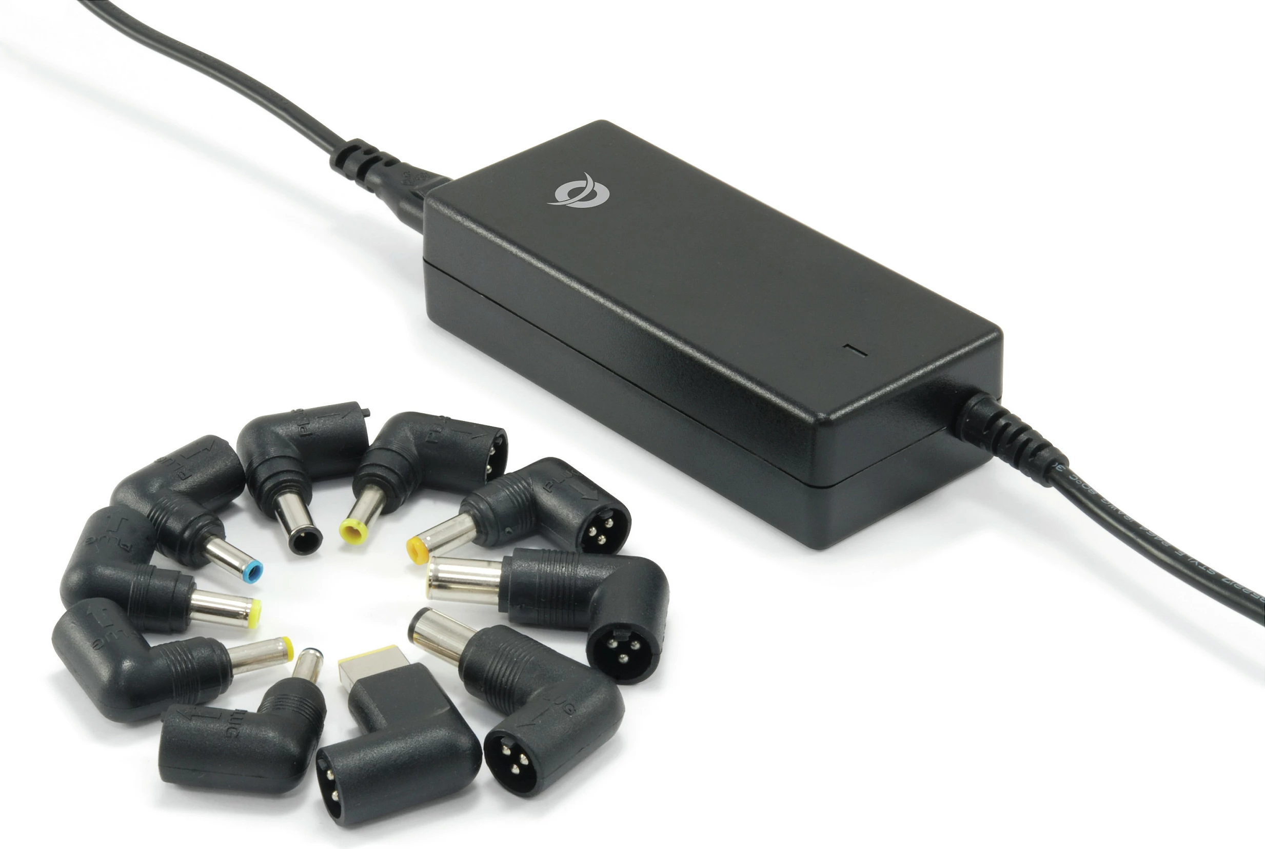 Adapter universal për laptop Conceptronic 65W, 18.5-20V, me 10 maja, i zi