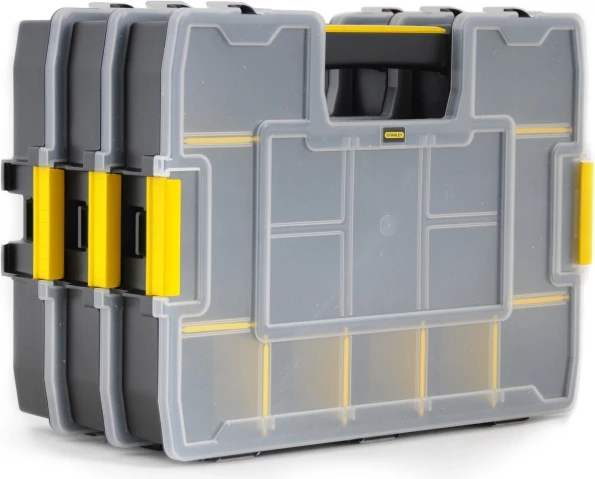 Organizator veglash Stanley Sortmaster Junior 1-97-483 29.2×37.5×6.7 cm gri/verdhe