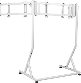 Mbajtës monitorësh Thermaltake Triple Monitor Stand Pro Snow, për 3 ekrane, çelik, i bardhë