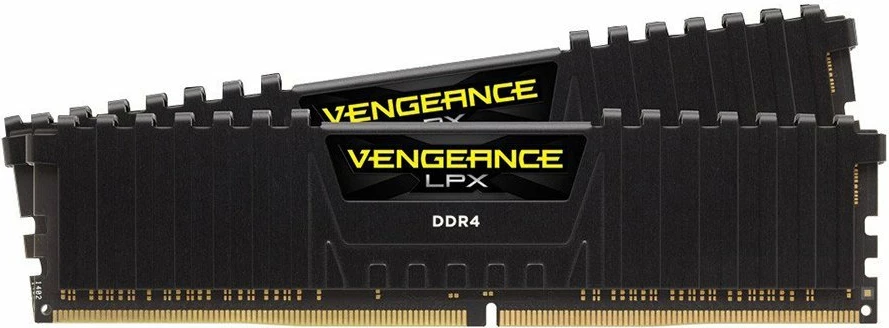 RAM Memorje Corsair Vengeance LPX DDR4 16GB (2x8GB) 3600MHz CL18 DIMM 288-pin, e zezë