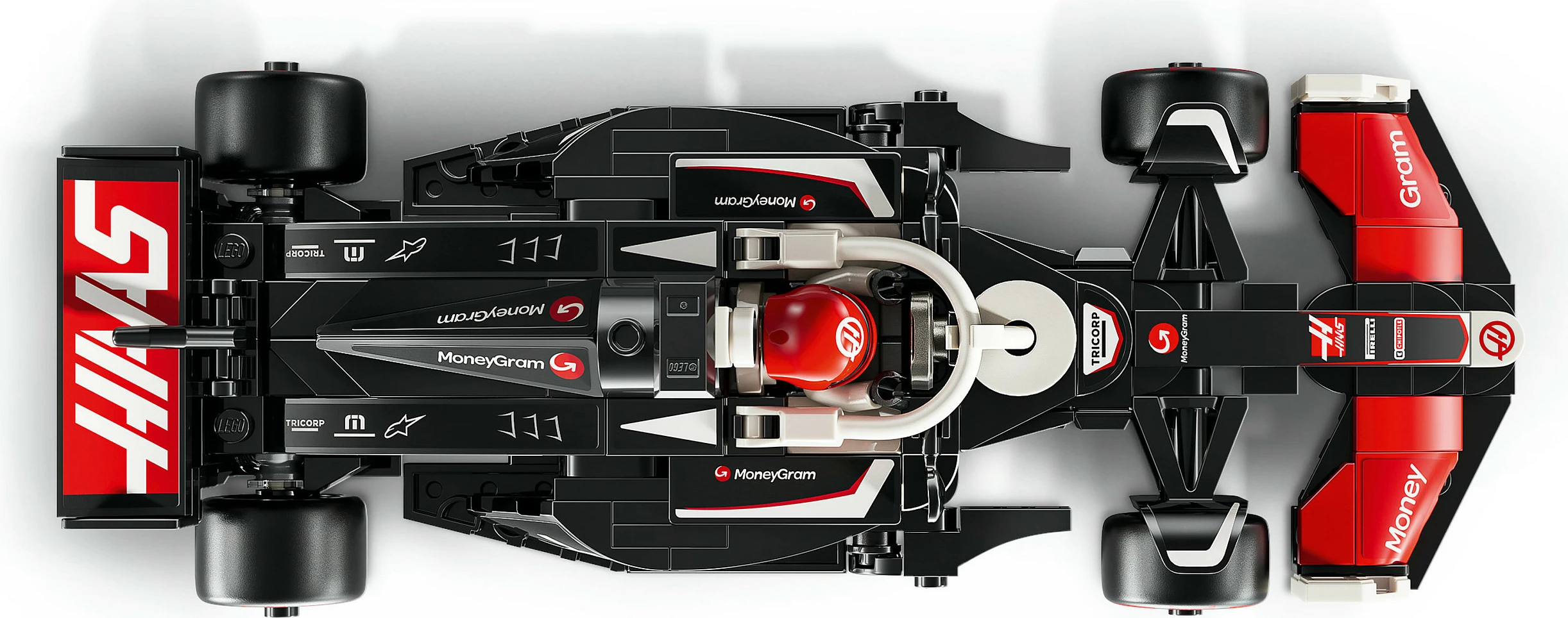 Set ndërtimi LEGO MoneyGram Haas F1 Team VF-24, 242 pjesë, shumëngjyrësh