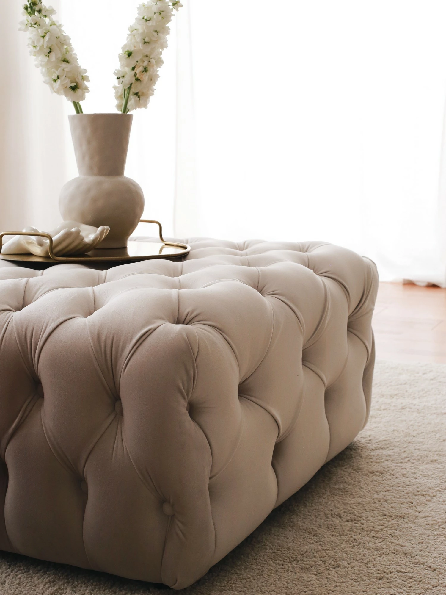 Puf Atelier del Sofa, Chester, krem
