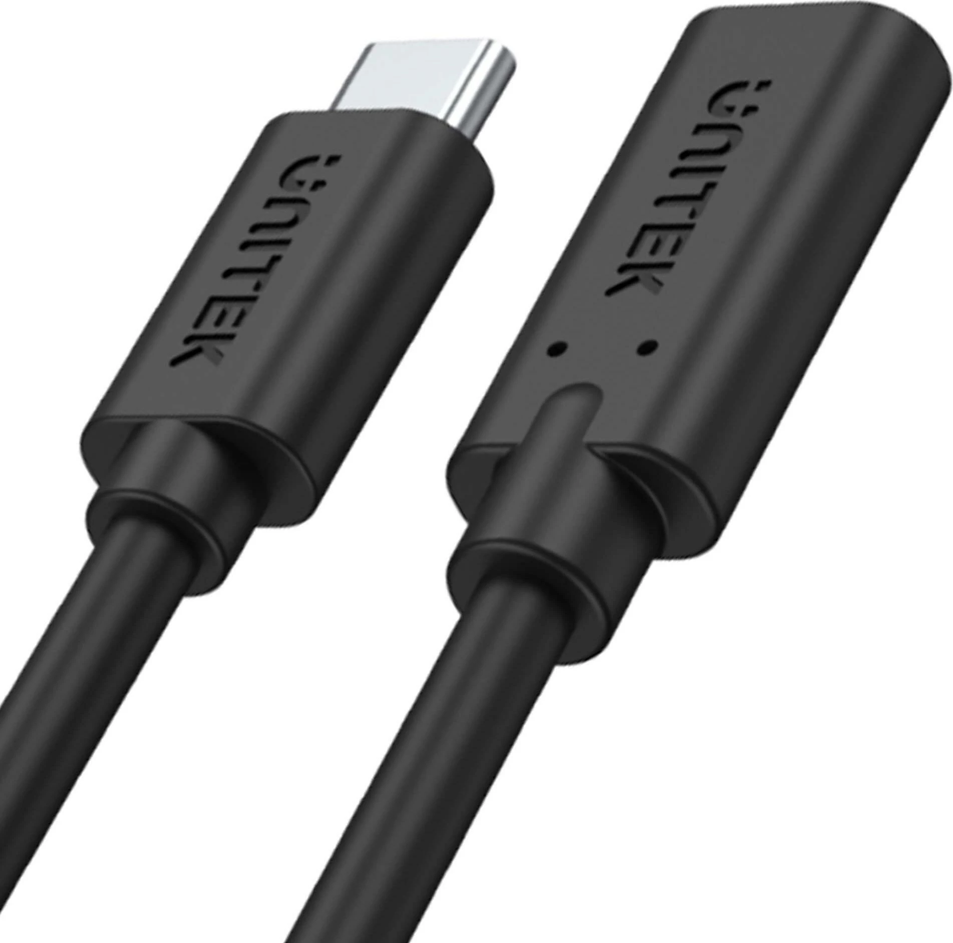 Kabllo zgjatëse USB-C Unitek C14086BK-1M 1 m USB-C mashkull në USB-C femër, e zezë
