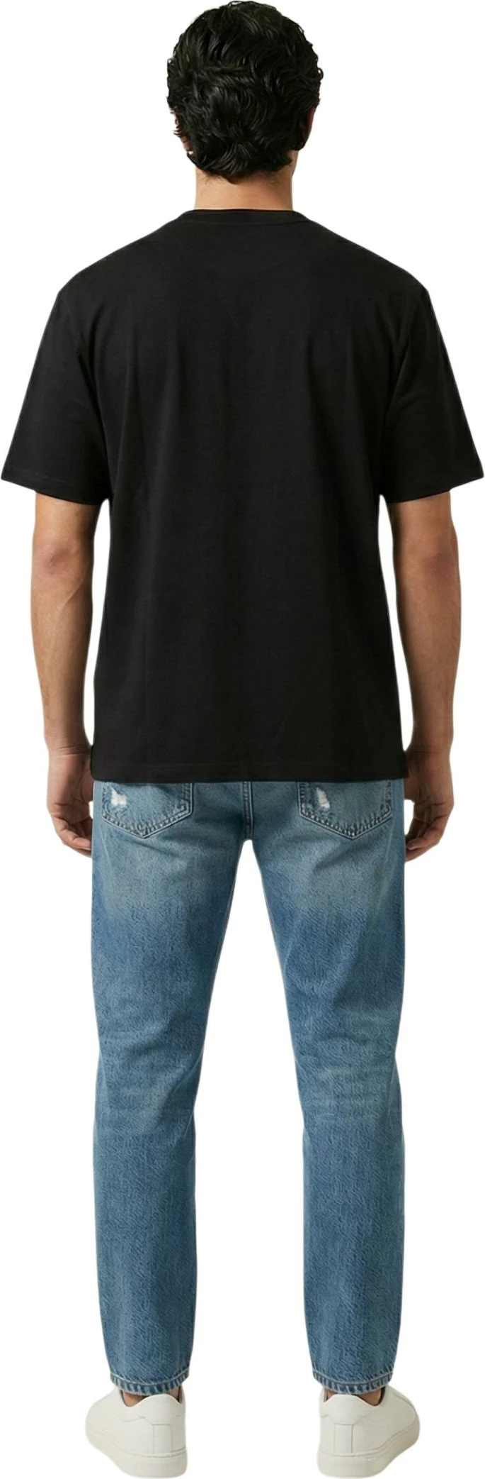 Maicë për meshkuj Only & Sons Onspeanuts Rlx Ss Pct Lic Tee 22038044, e zezë [Madhësia: M]