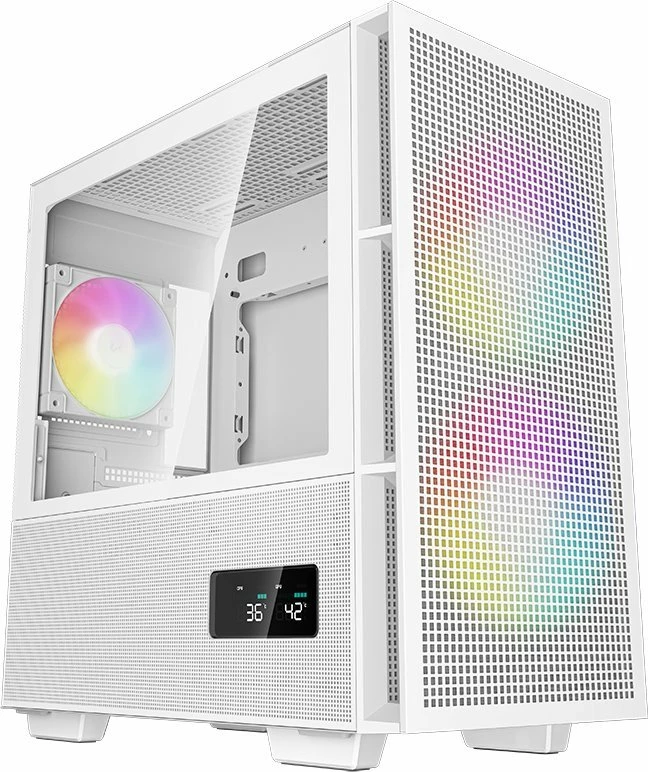 Kasë Deepcool CH360 ARGB (R-CH360-WHAPE3D-G-1) Mini Tower Micro-ATX/Mini-ITX, e bardhë