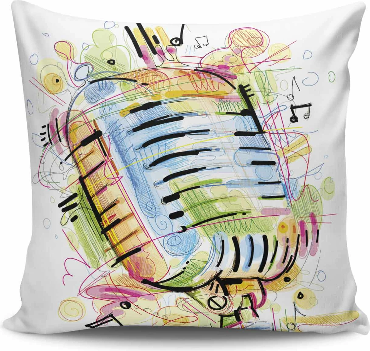 Jastëk dekorativ Aberto Design, NKRLNT-068, shumëngjyrësh, 43x43cm