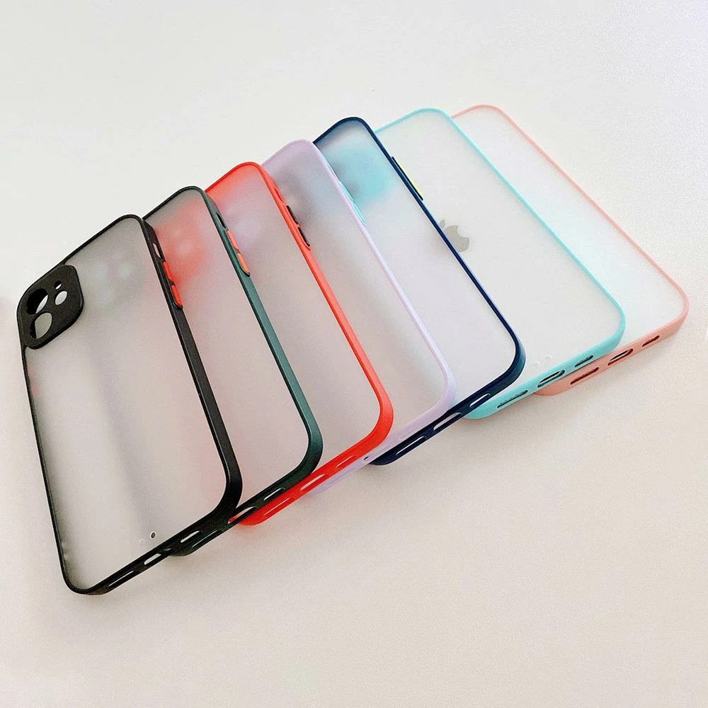 Mbështjellës Hurtel Milky Case për Samsung Galaxy A72 4G, silikon, gjysmë-transparent, zi