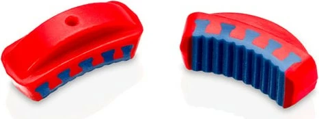 Pjesë zëvendësuese plastike Knipex 81 1x 250, 2 copë, kuqe/blu