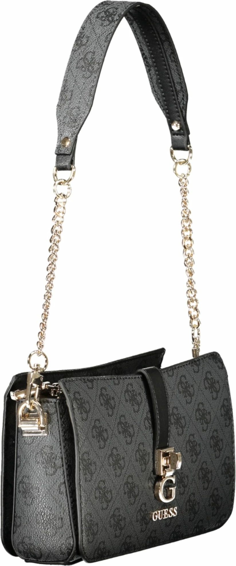 Çantë për femra GUESS JEANS Zamira, e zezë