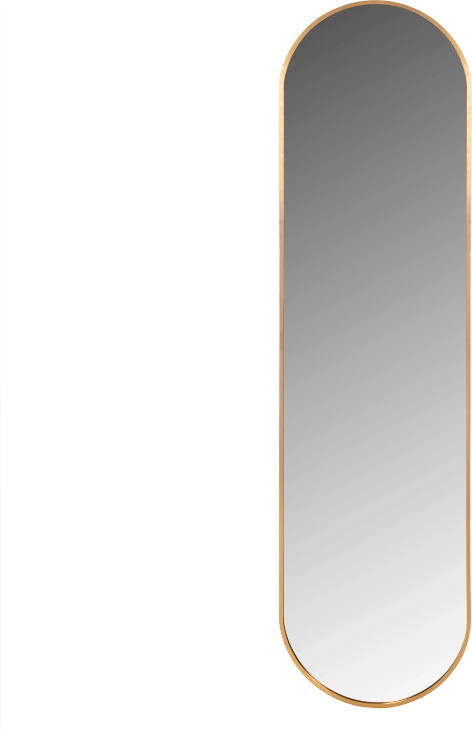 Pasqyrë muri ovale FH9581.30, kornizë ari, 38.5x4x149H cm