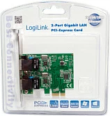 Kartë rrjeti PCI-Express LogiLink, 2x Gigabit LAN
