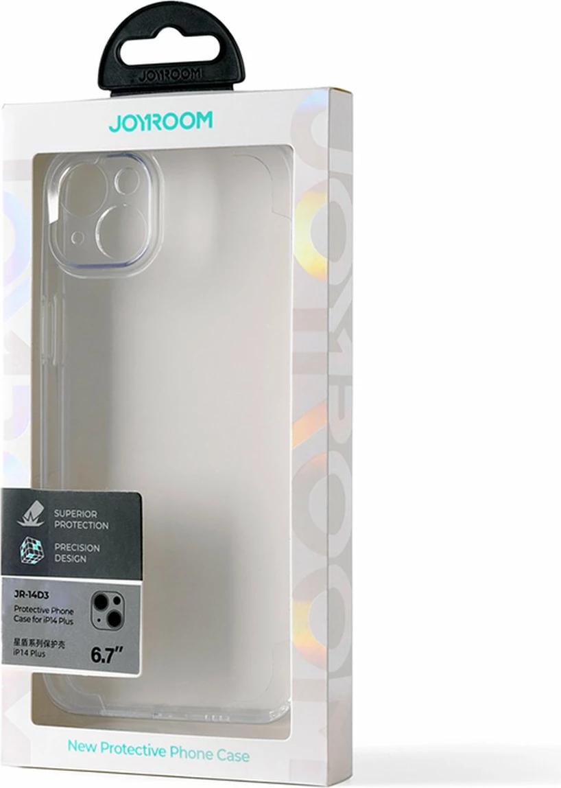 Mbështjellës Joyroom JR-14D3 për iPhone 14 Plus, transparent