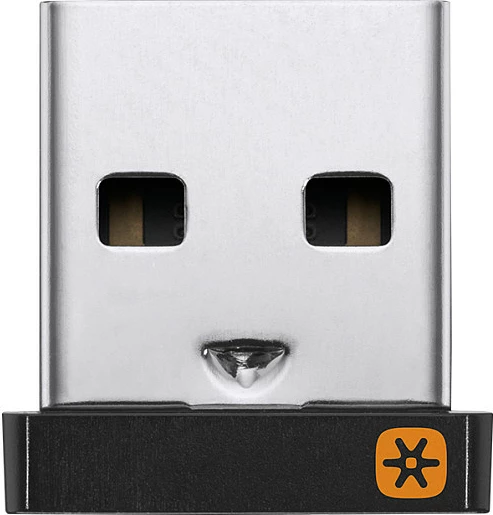 Marrës USB Logitech Unifying 910-005235, nano, 9x6x15 mm, zi/argjendtë