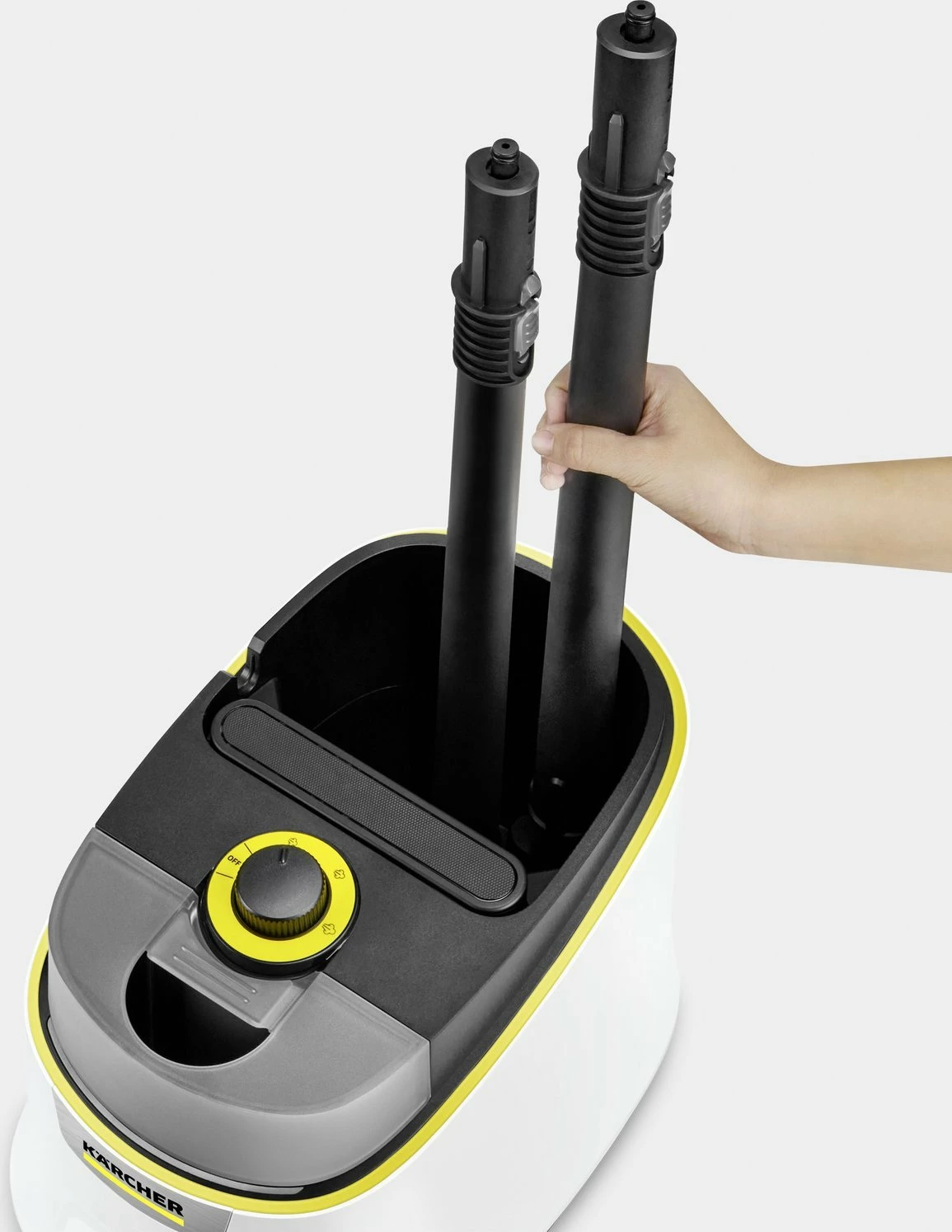 Pastrues me avull Karcher SC 4 Deluxe 1.513-460.0, 2200 W, 4 bar, 1.3 L, i bardhë, set me aksesorë